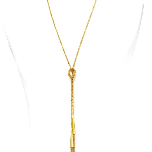 Kendra Scott Gold Phara Tassel Necklace - Picture 4 of 4